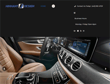 Tablet Screenshot of hinnantdesign.com